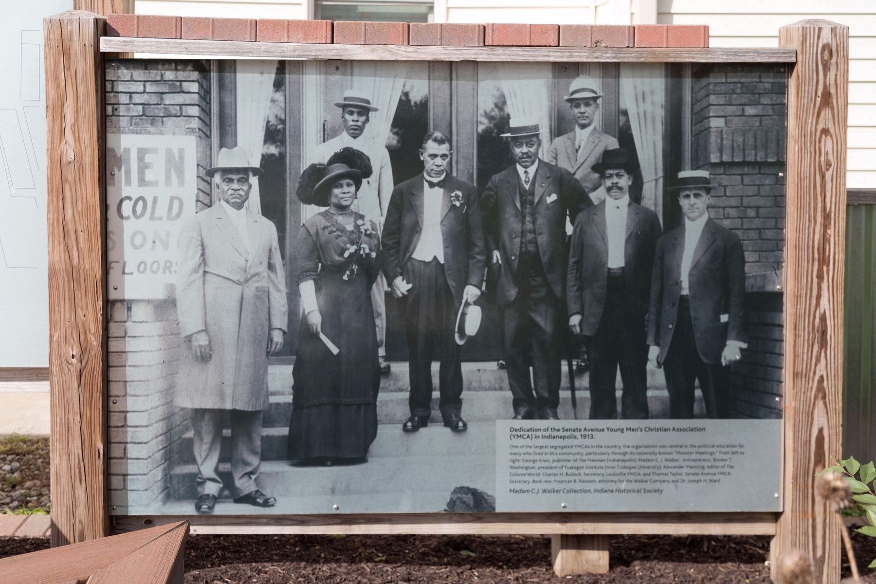 Historic Ransom Place Marker, left panel. Click for full size. Historic Ransom Place Marker, left panel image. Click for full size.