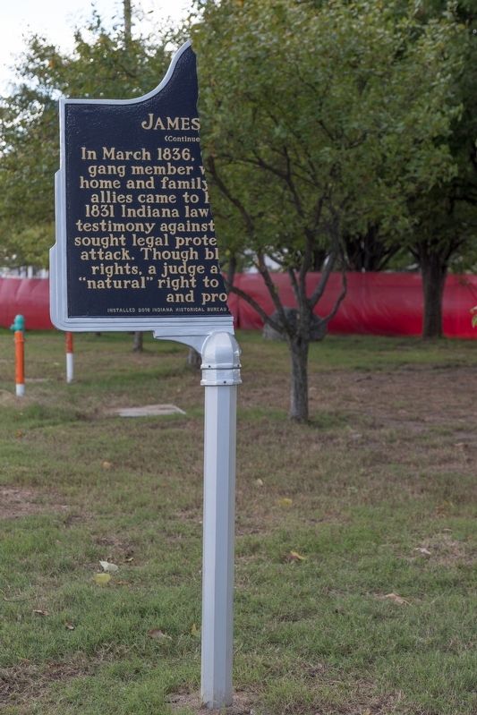 Damaged James Overall Marker, side two image. Click for full size.