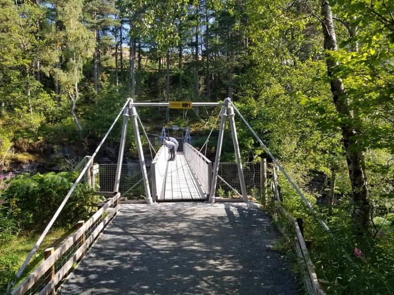 The Footbridge over the Corrieshalloch Gorge image. Click for full size.