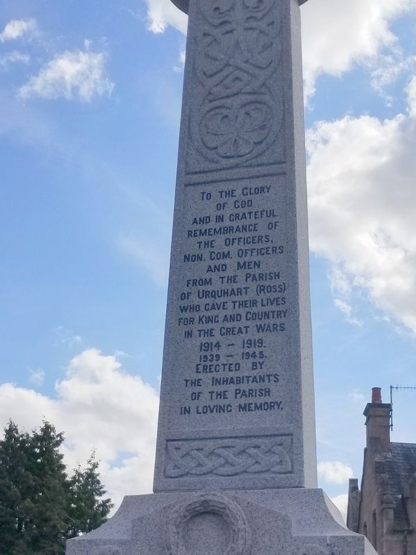 Urqurhart (Ross) War Memorial image. Click for full size.
