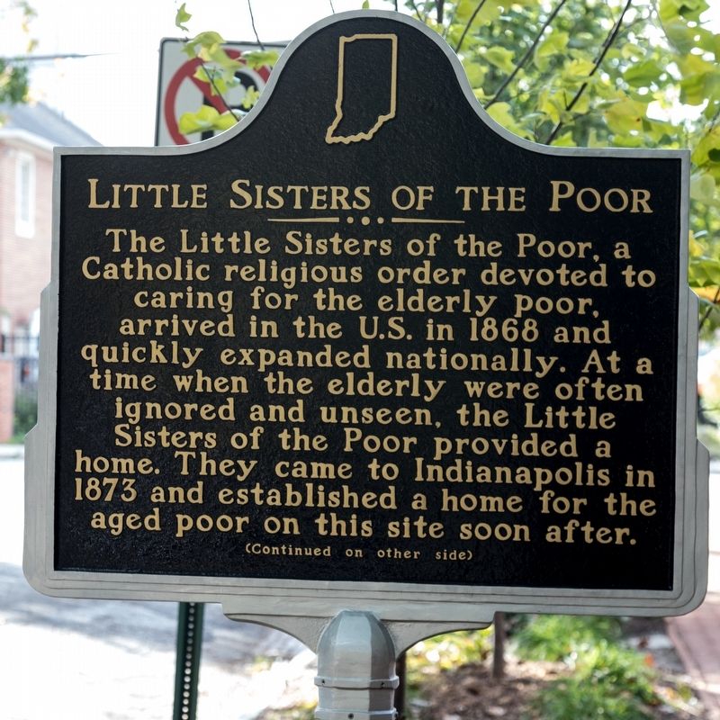 Little Sisters of the Poor Marker, side one. Click for full size. Little Sisters of the Poor Marker, side one image. Click for full size.
