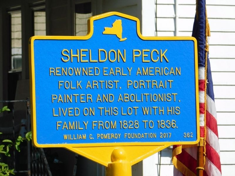 Sheldon Peck Marker. Click for full size. Sheldon Peck Marker image. Click for full size.