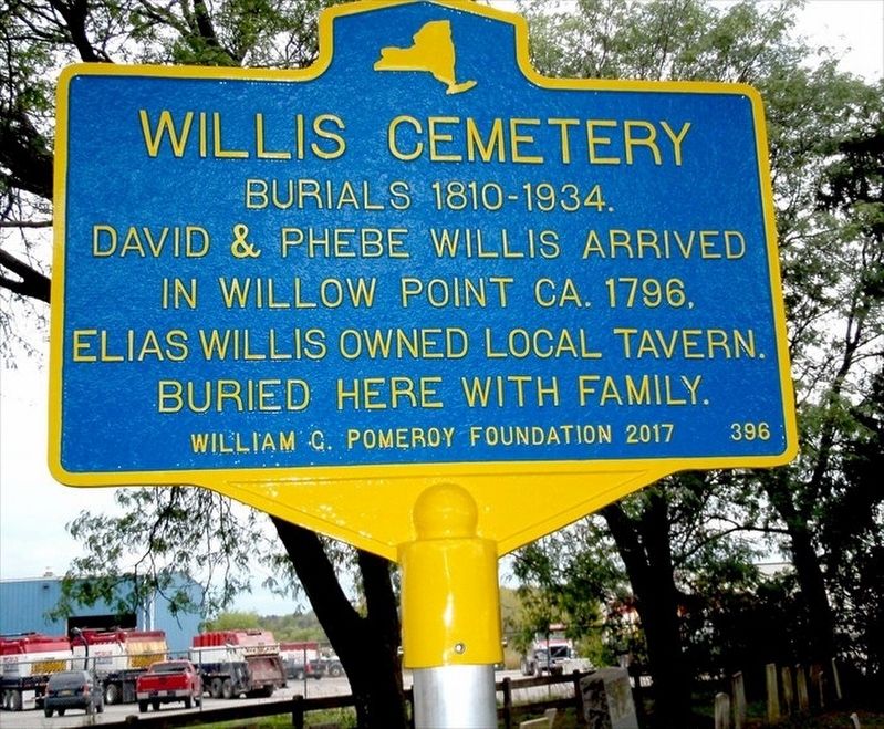 Willis Cemetery Marker image. Click for full size.