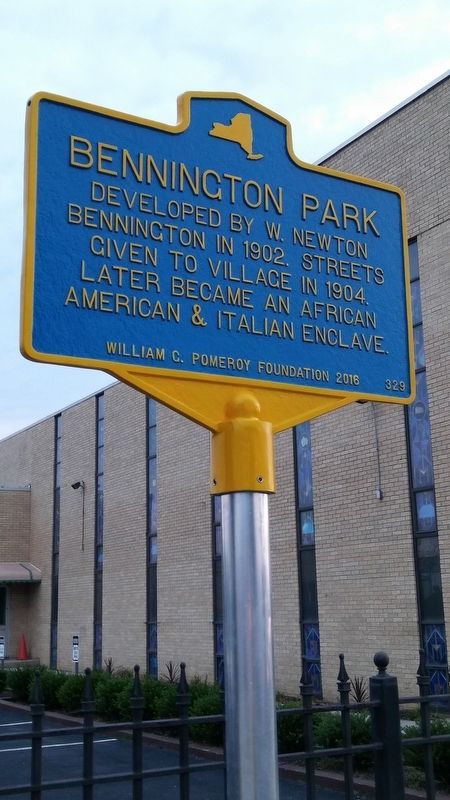 Bennington Park Marker image. Click for full size.