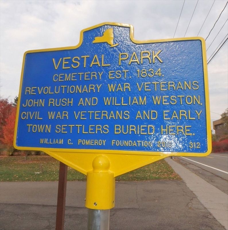 Vestal Park Marker image. Click for full size.