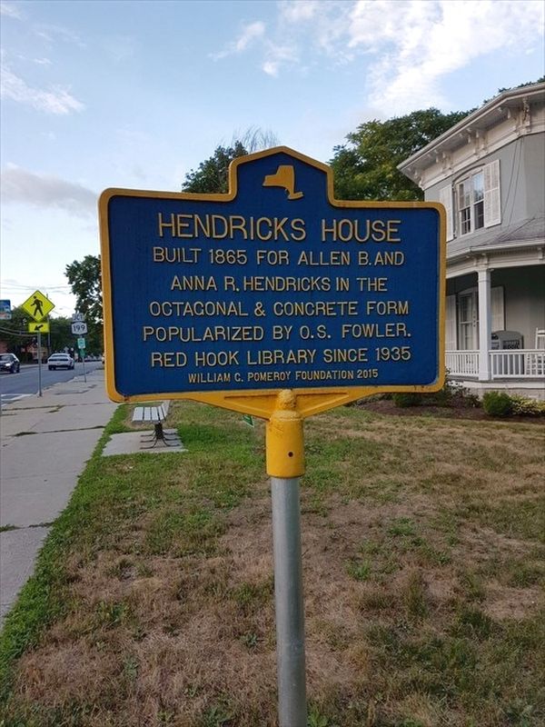 Hendricks House Marker image. Click for full size.