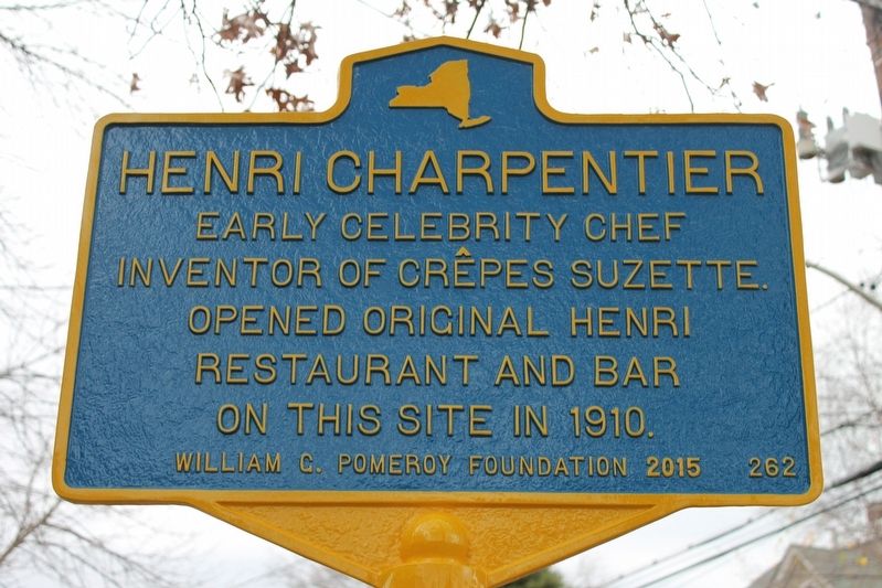 Henri Charpentier Marker. Click for full size. Henri Charpentier Marker image. Click for full size.