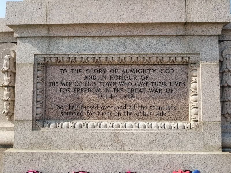 Peterhead World War I Memorial. Click for full size. Peterhead World War I Memorial image. Click for full size.