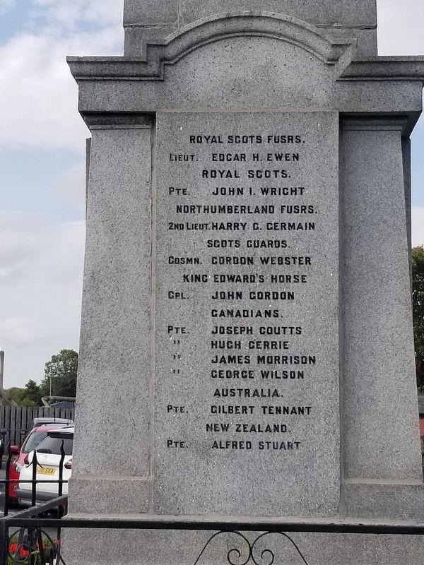 Methlick War Memorial image. Click for full size.