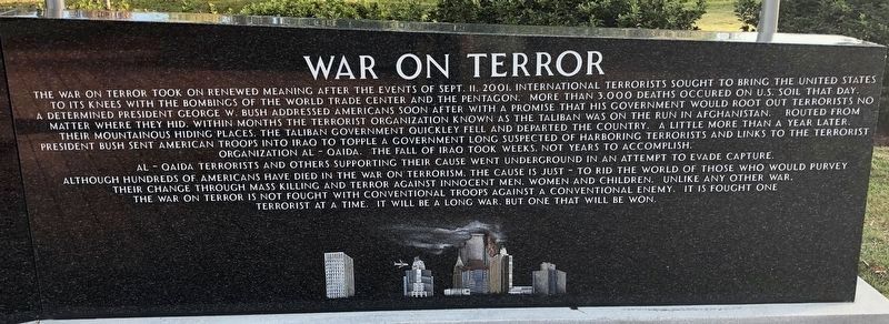 War on Terror portion of monument. image. Click for full size.