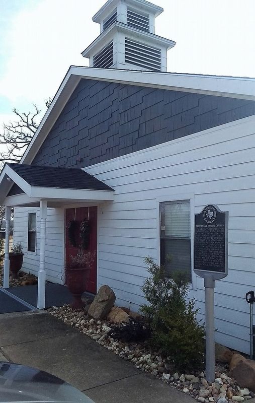 Providence Baptist Church Marker. Click for full size. Providence Baptist Church Marker image. Click for full size.