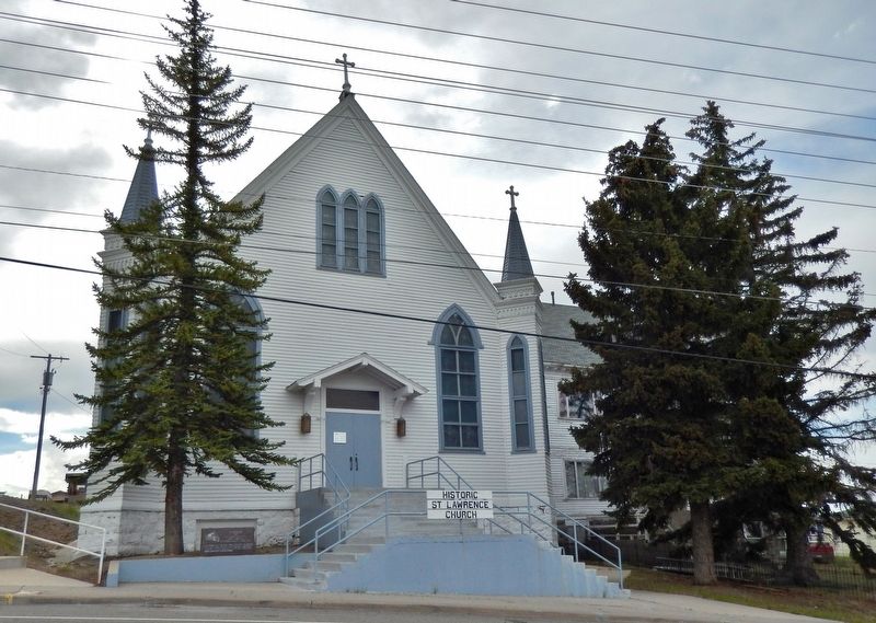 Saint Lawrence Church, Butte, Montana image. Click for full size.