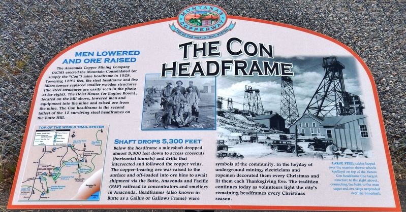 The Con Headframe Marker. Click for full size. The Con Headframe Marker image. Click for full size.