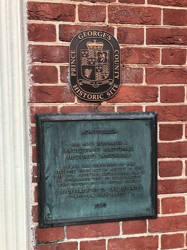 National Historic Landmark plaque. Click for full size. National Historic Landmark plaque image. Click for full size.