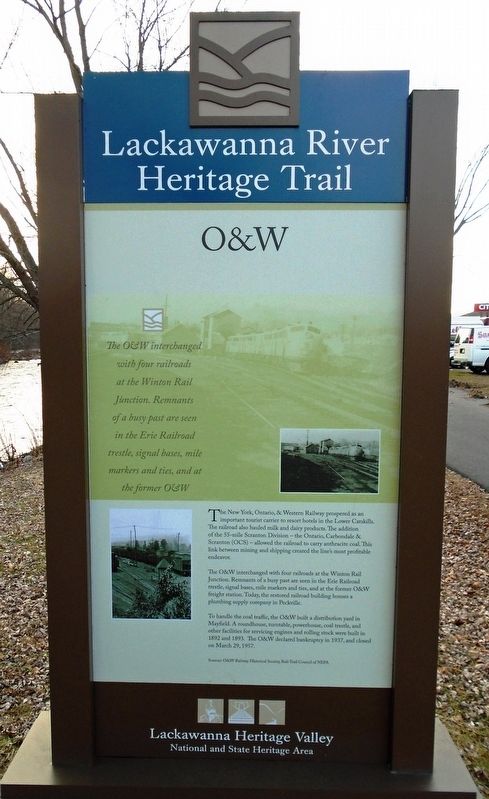 O & W Marker (front) image. Click for full size.