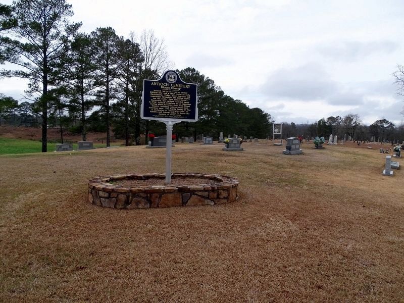 Antioch Cemetery Marker image. Click for full size.