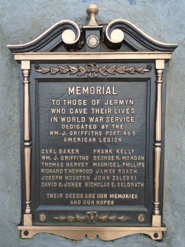 World War Memorial. Click for full size. World War Memorial image. Click for full size.