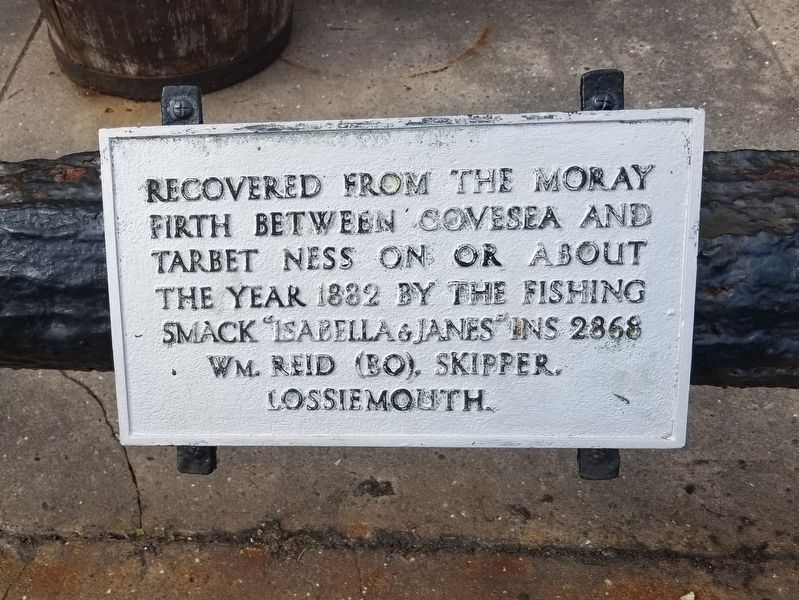 Moray Firth Anchor Marker. Click for full size. Moray Firth Anchor Marker image. Click for full size.