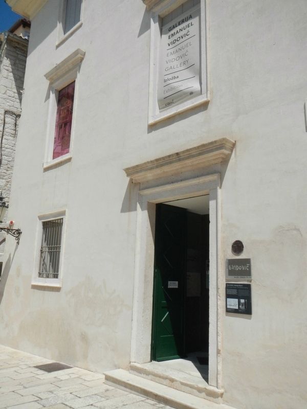 The Andrić House - The Vidović Gallery Marker image. Click for full size.