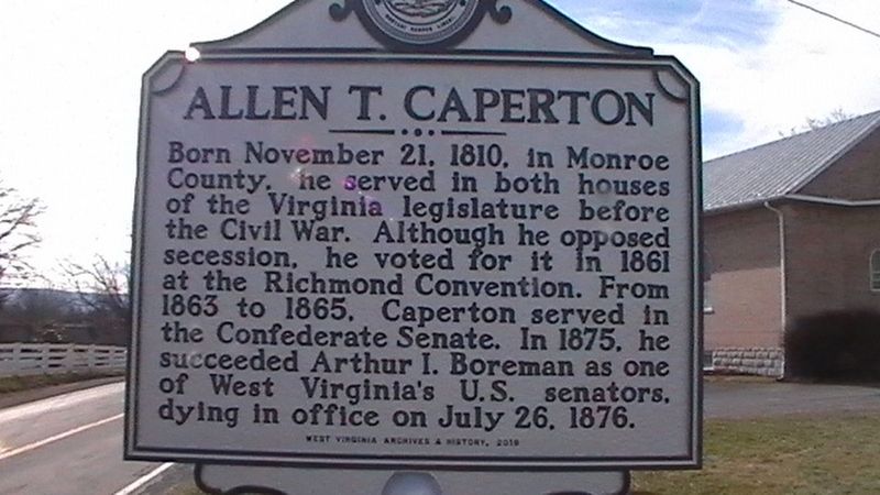 Allen T. Caperton Marker image. Click for full size.