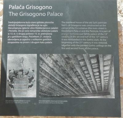 The Grisogono Palace Marker image. Click for full size.