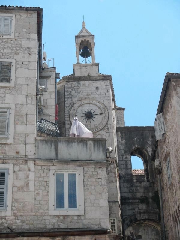 The Municipal Bell Tower and clock and the Iron Gate to the lower right. Click for full size. The Municipal Bell Tower and clock and the Iron Gate to the lower right image. Click for full size.