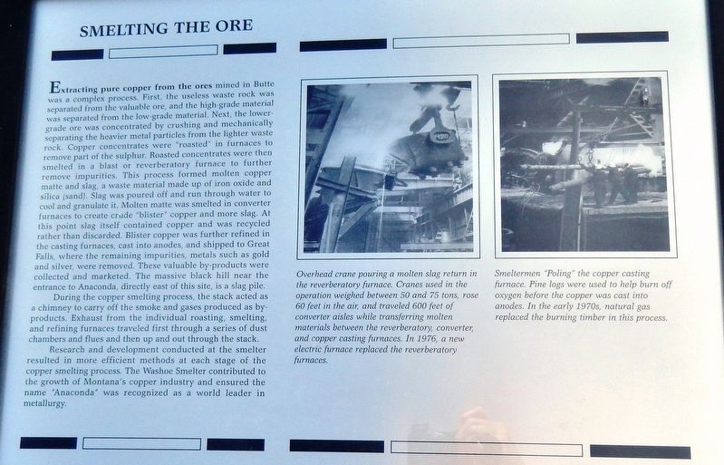 Smelting the Ore Marker image. Click for full size.