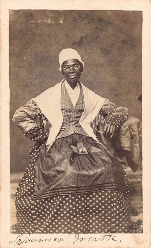 <i>Sojourner Truth seated... </i> image. Click for full size.
