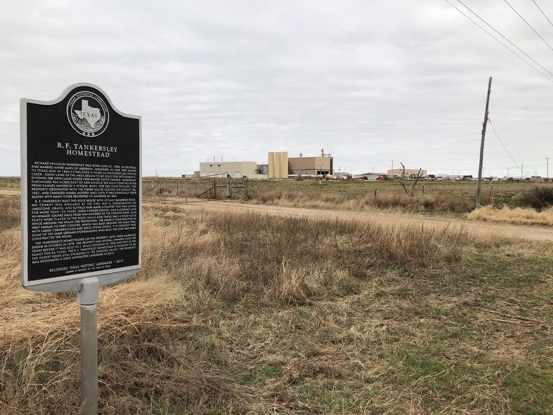 R. F. Tankersley Homestead Marker image. Click for full size.