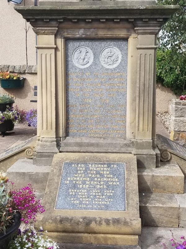 Burghead War Memorial. Click for full size. Burghead War Memorial image. Click for full size.