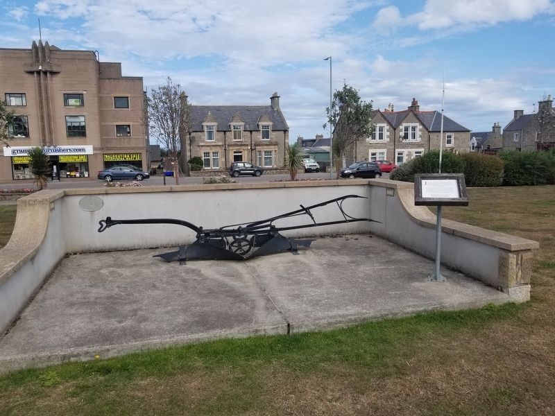 Lossiemouth Plough Marker. Click for full size. Lossiemouth Plough Marker image. Click for full size.