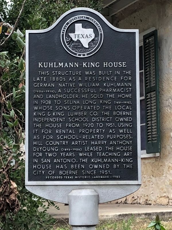 Kuhlmann-King House Marker image. Click for full size.