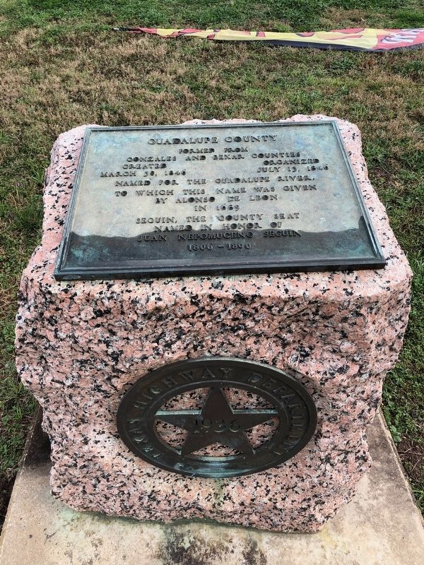 Guadalupe County Marker image. Click for full size.