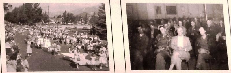 Marker photos: Smelterman's Day Parade & 1950's Union Meeting. Click for full size. Marker photos: Smelterman's Day Parade & 1950's Union Meeting image. Click for full size.