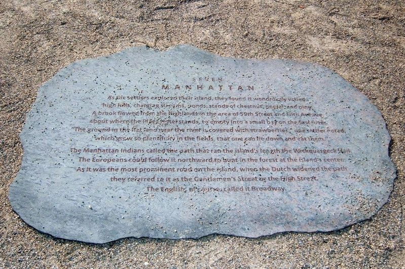 New Amsterdam Plein: Seven Marker. Click for full size. New Amsterdam Plein: Seven Marker image. Click for full size.