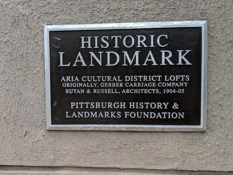 Aria Cultural District Lofts Marker image. Click for full size.