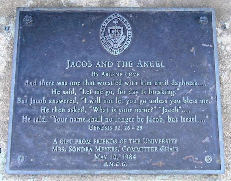 Jacob and the Angel Marker image. Click for full size.