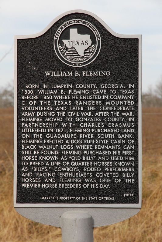 William B. Fleming Marker image. Click for full size.