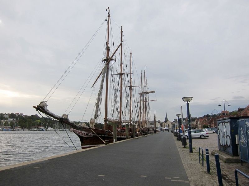 Museum Ships - looking south along the quay image. Click for full size.