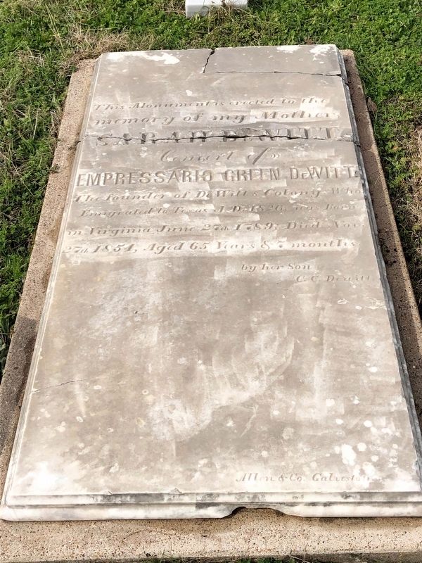 Sarah Seely Dewitt Grave Marker image. Click for full size.