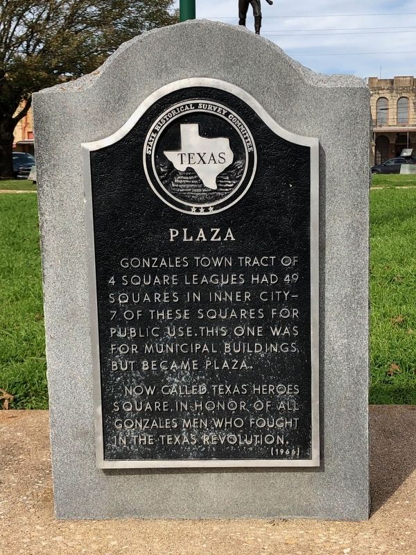 Plaza Marker. Click for full size. Plaza Marker image. Click for full size.