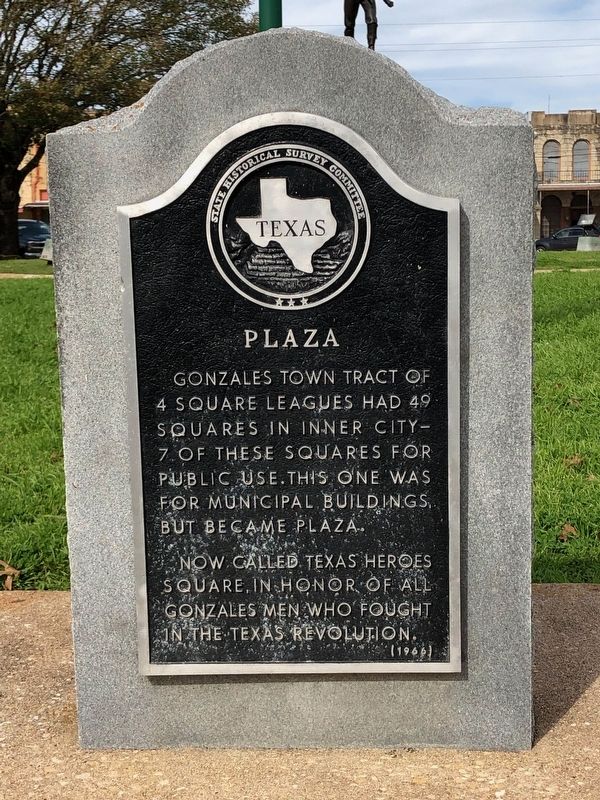 Plaza Marker image. Click for full size.