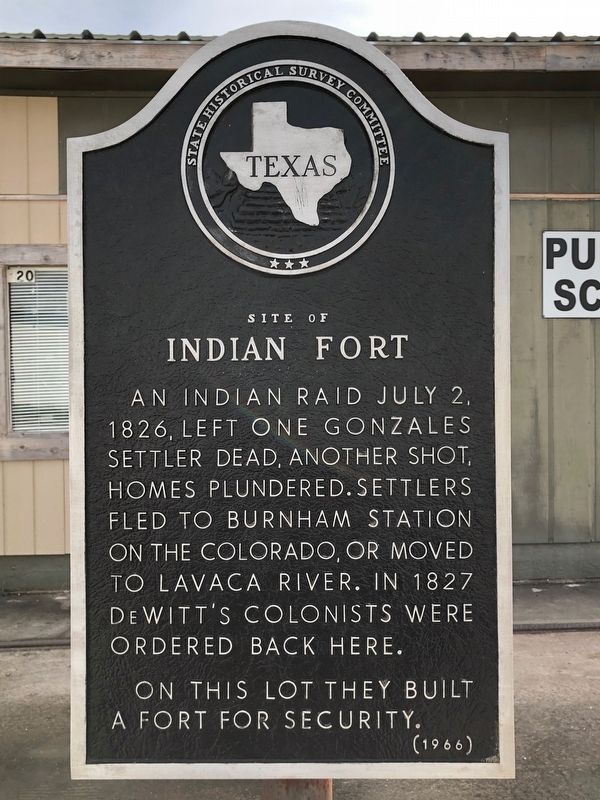 Site of Indian Fort Marker image. Click for full size.
