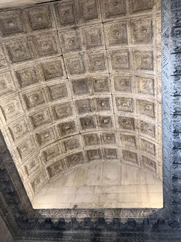 Vaulted ceiling of the Temple of Jupiter image. Click for full size.