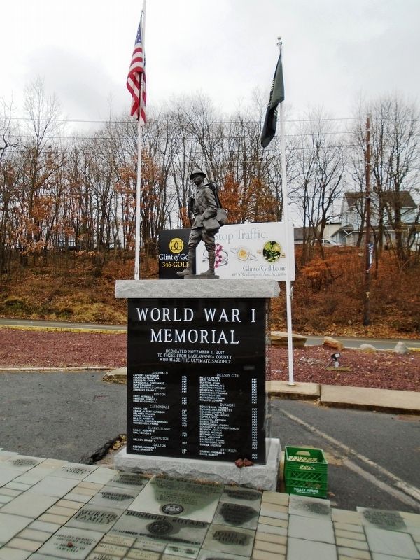 World War I Memorial. Click for full size. World War I Memorial image. Click for full size.