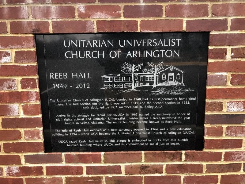 Reeb Hall Marker. Click for full size. Reeb Hall Marker image. Click for full size.