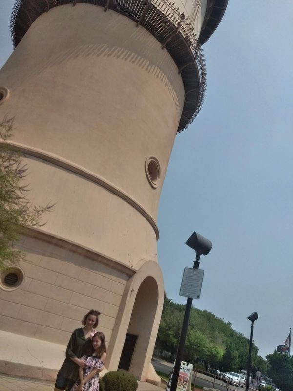 The Fresno Water Tower Marker. Click for full size. The Fresno Water Tower Marker image. Click for full size.