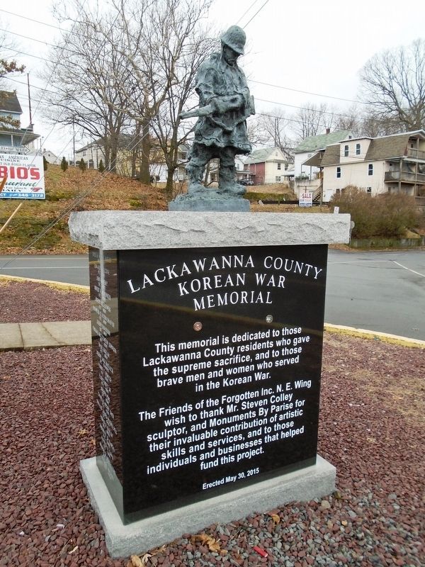 Lackawanna County Korean War Memorial image. Click for full size.
