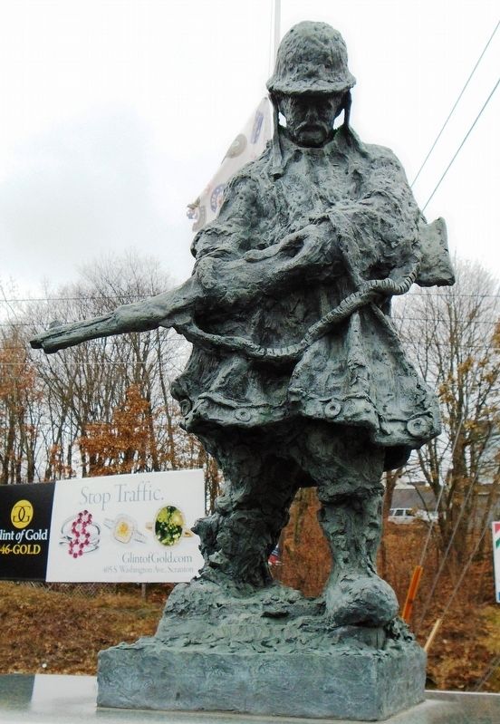 Lackawanna County Korean War Memorial Statue image. Click for full size.