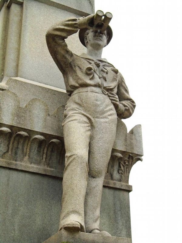 Civil War Monument Sailor Statue image. Click for full size.
